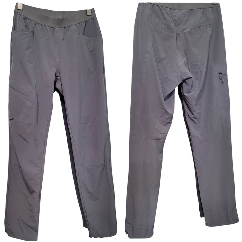 Patagonia Chambeau Rock Climbing Hiking Feather Gray Outdoor Pants 82935 Size 4 - Picture 7 of 8